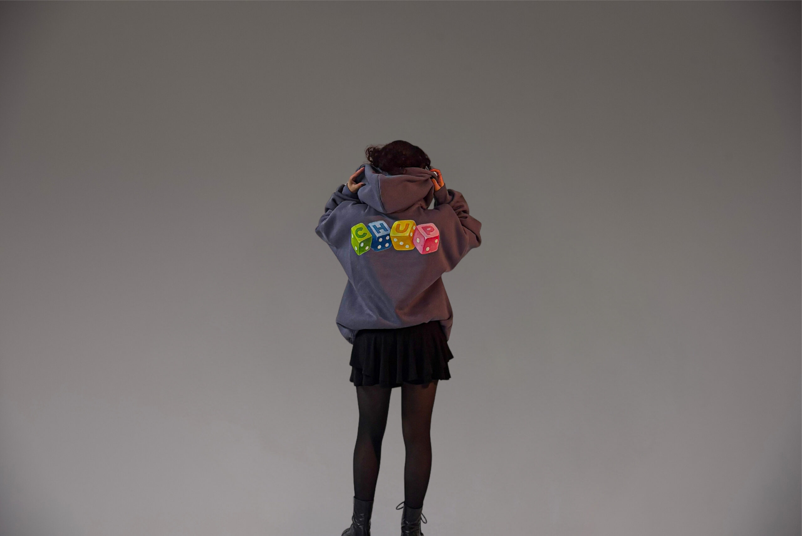 Your paragraph text (42) DICE HOODIE BERRY - Image 5